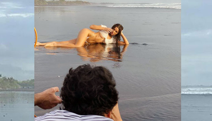 McCaffreyın eşi Olivia Culpo kamera arkasını paylaştı