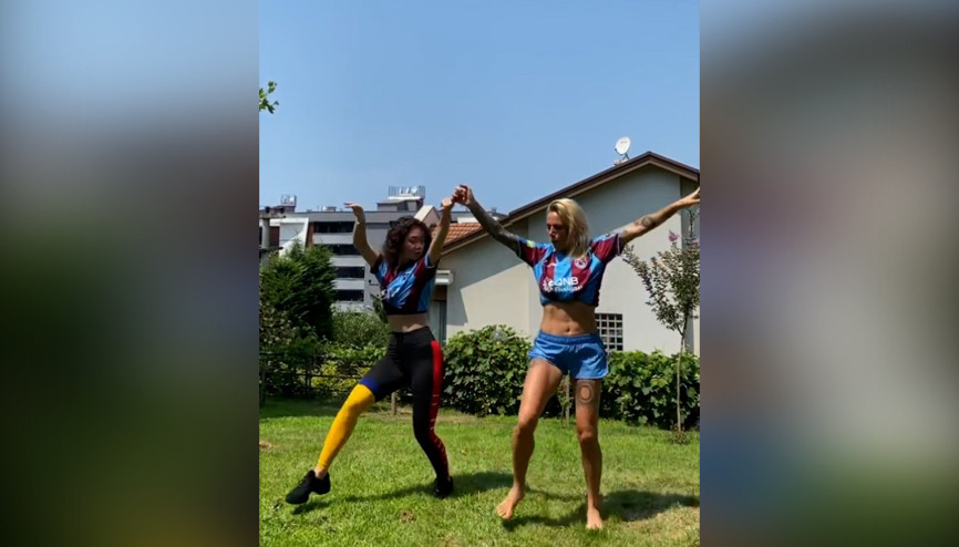 Jose Sosanın eşi Carolina Alurralde horon öğrenmeye başladı