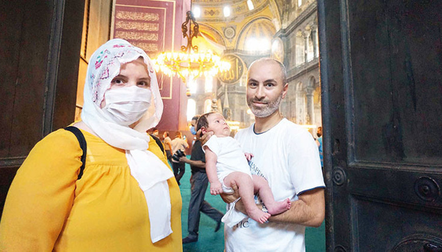 Ayasofya’nın ziyaretçileri