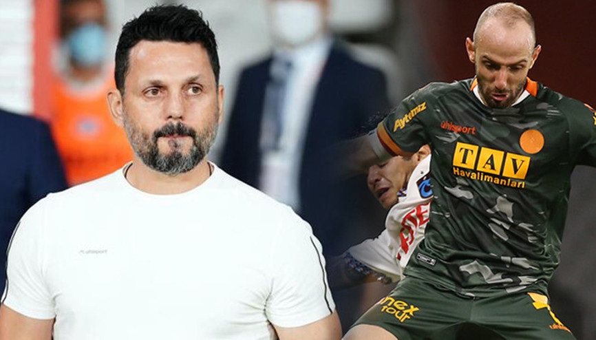 Trabzonspor-Alanyaspor maçında Erol Buluta olay tepki Tekme attı...