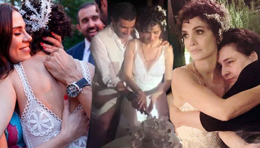 Songül Öden ile Arman Bıçakçının nikahına ünlü akını