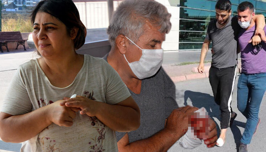 Acemi kasaplar hastanelik oldu