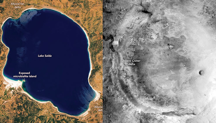 NASA: Mars yoksa Salda var