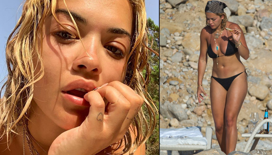 Üstsüz plaj keyfi: Ünlü yönetmenin oğluyla aşk yaşıyor
