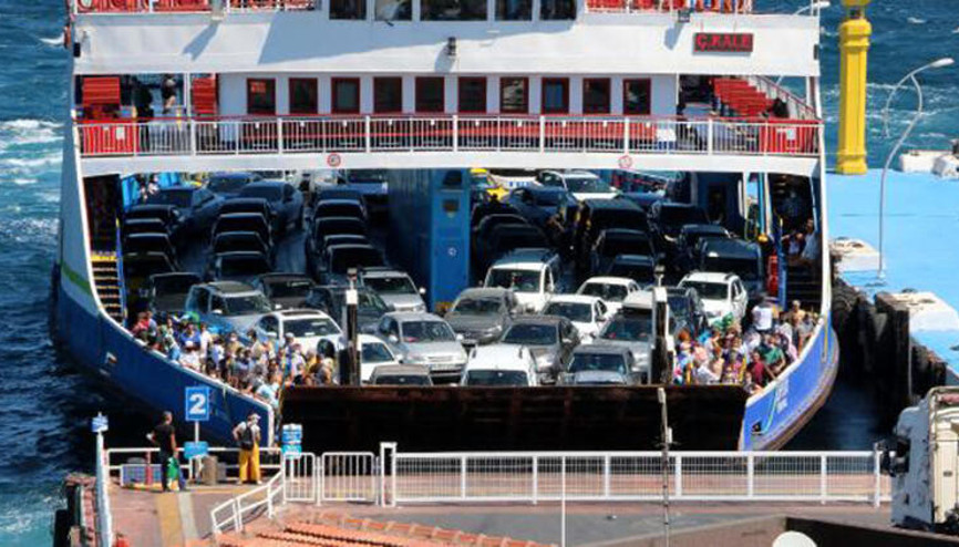 Koronavirüse rağmen, feribotla taşınan tatilci sayısı arttı