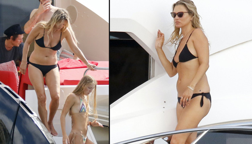 Yerini kızına bırakacak: Ünlü model tatilde