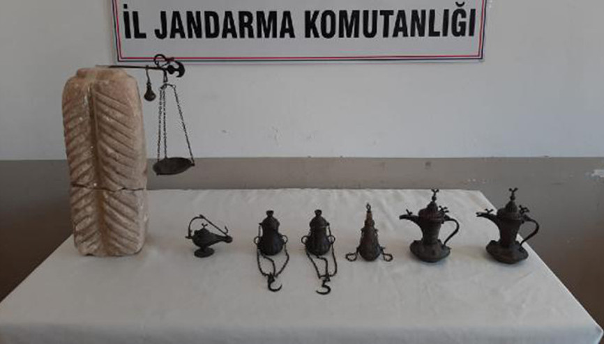 Malatyada tarihi eser operasyonu: 1 gözaltı