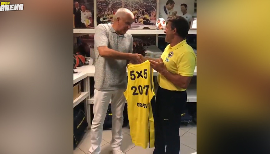 Fenerbahçe Beko malzemecisinden Obradovice jest