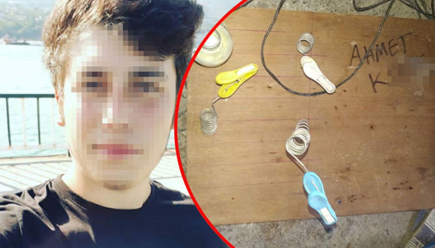 Mersinde feci olay... Evde deney yaptı, parmaklarından oldu