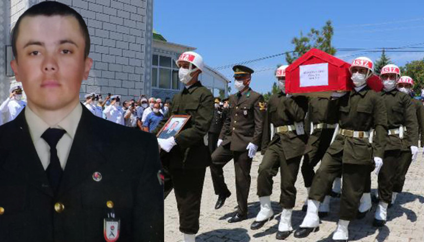 Şehit Uzman Çavuş Süleyman Ural son yolculuğuna uğurlandı