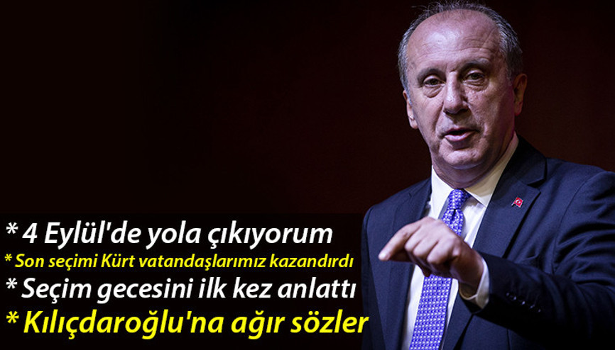 Son dakika haberler... Muharrem İnce: Ayrılsam bile CHPyi kurtarmak için ayrılırım