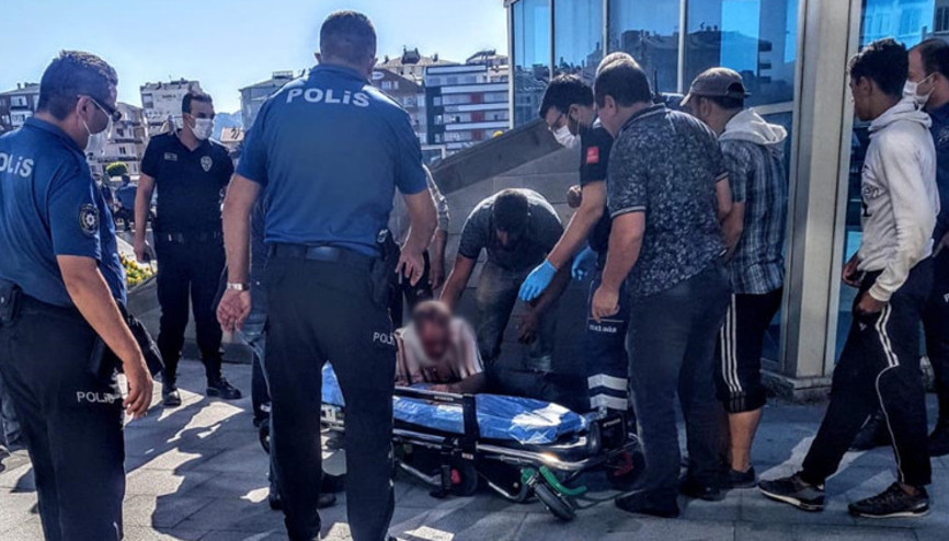 Kayseri Adliyesinde demir çubuklu kavga...