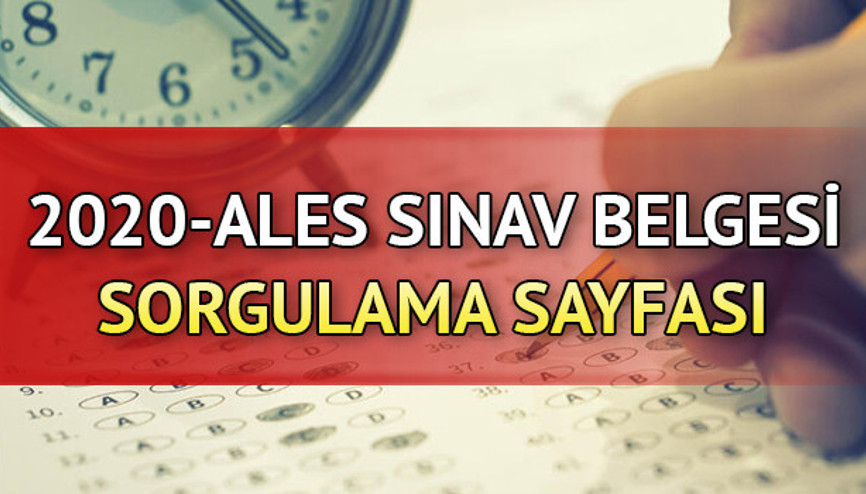 ÖSYM sınav belgesi nasıl çıkartılır 2020 ALES sınav giriş belgesi sorgulama ekranı ÖSYM sınav belgesi nasıl çıkartılır 2020 ALES sınav giriş belgesi sorgulama ekranı