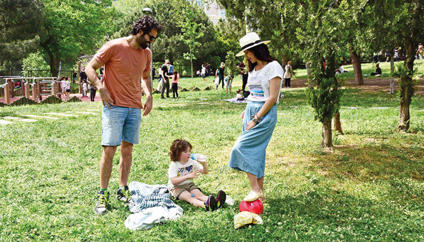 Yeşil alanlara koştuk, parklara açıldık