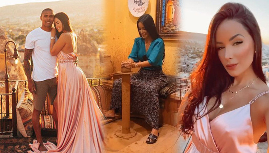 Kapadokyada sevgilisi Nathalia Felix ile tatil yapan Douglas Costa o habere tepki gösterdi