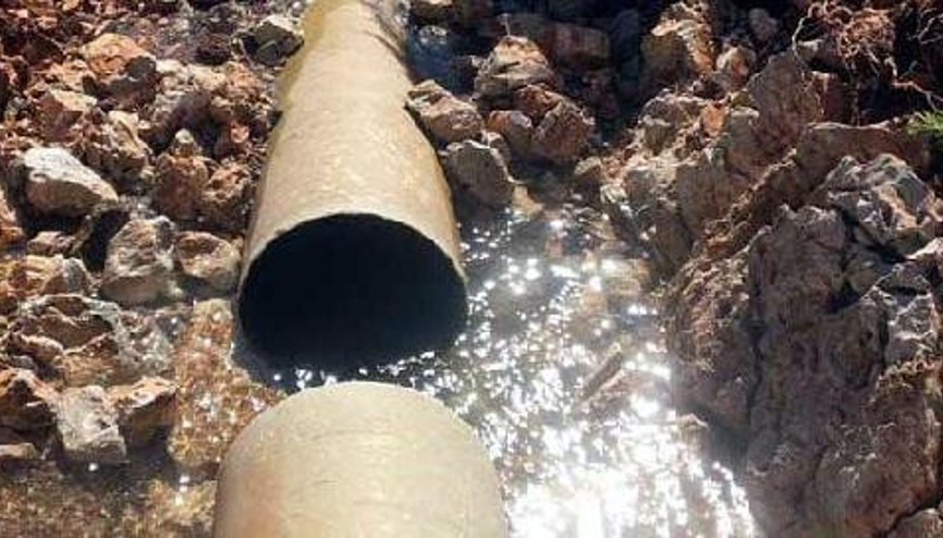 Bodrumda yine su borusu patladı 36 saat su verilemeyecek