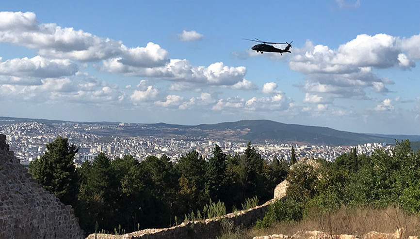 İstanbul Emniyet Müdürü Zafer Aktaş, Aydos Ormanını havadan denetledi