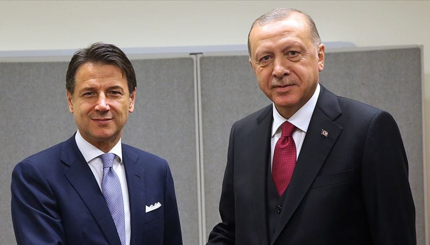 Son dakika... Cumhurbaşkanı Erdoğan, Conte ile görüştü