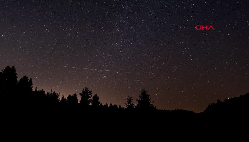 Perseid meteor yağmurunu izlemek için Karacabeyde buluştular