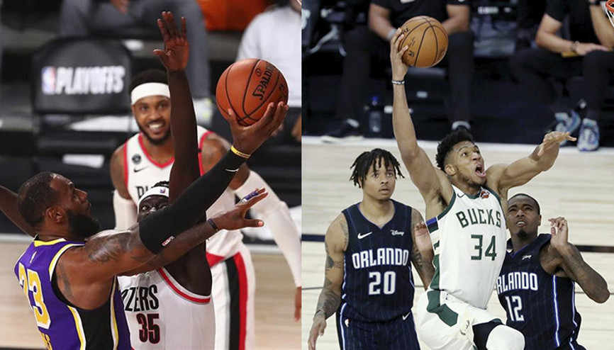 NBAde Gecenin Sonuçları | Lakers ve Bucks, serilerinde öne geçti