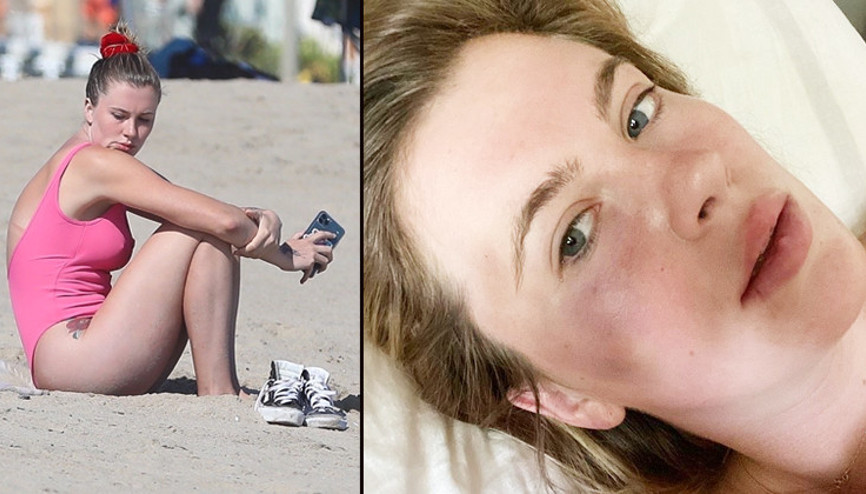 Ireland Baldwin darp edildikten sonra ilk kez plajda görüntülendi