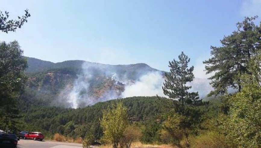 Son dakika... Soğuksu Milli Parkında yangın