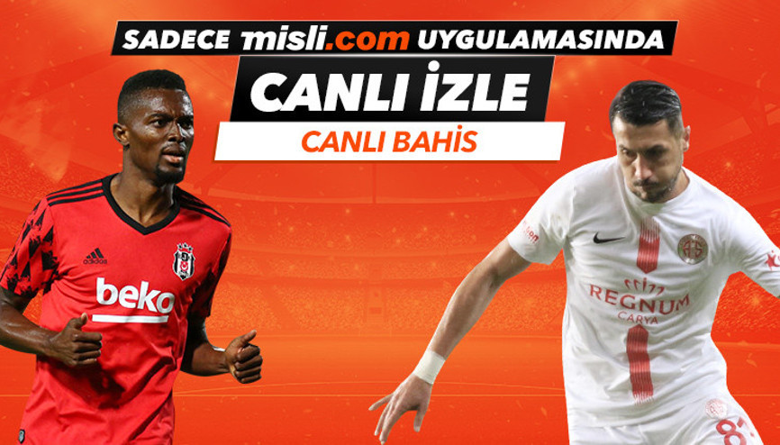 Beşiktaşın Antalyaspor hazırlık maçı sadece Misli.com uygulamasında CANLI YAYINDA Beşiktaşın Antalyaspor hazırlık maçı sadece Misli.com uygulamasında CANLI YAYINDA