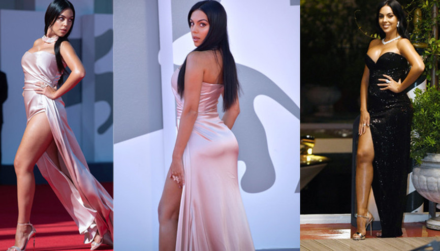 Gündüz başka gece başka: Georgina Rodriguez kırmızı halının yıldızı oldu