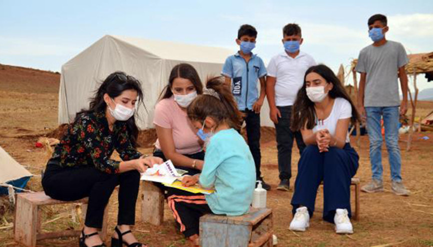 İnternet erişimi olmayan yayladaki çocuklara ulaştılar İnternet erişimi olmayan yayladaki çocuklara ulaştılar