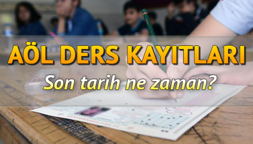 AÖL ders seçimi ne zaman AÖL kayıt yenileme başladı