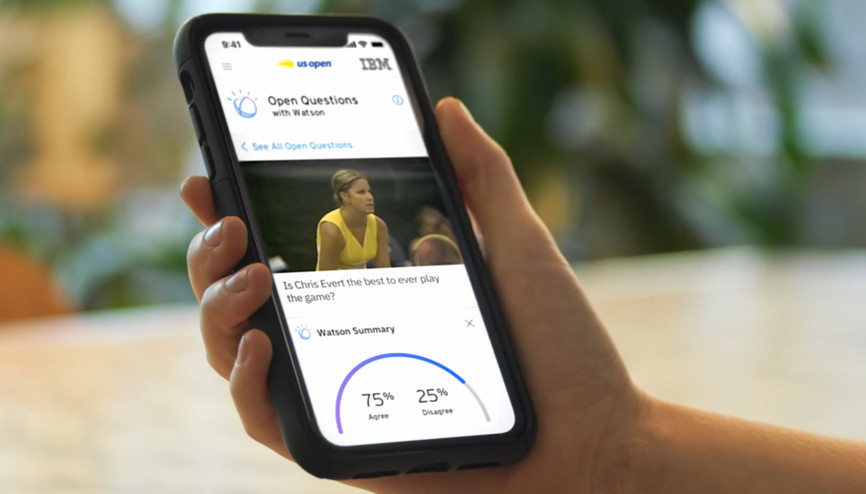 Tenis turnuvasında IBM Watson kullanılacak