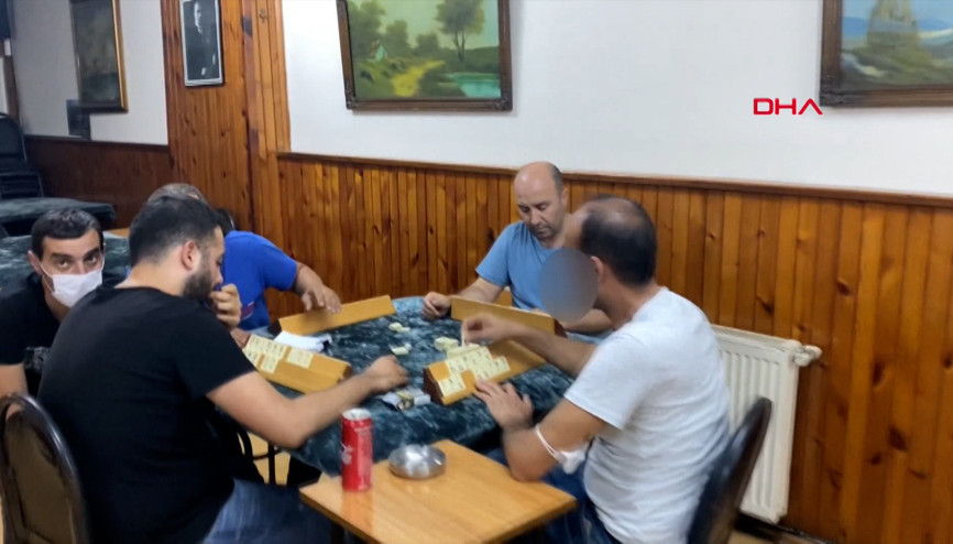Kahvehaneye okey baskını, 78 bin 750 lira ceza kesildi
