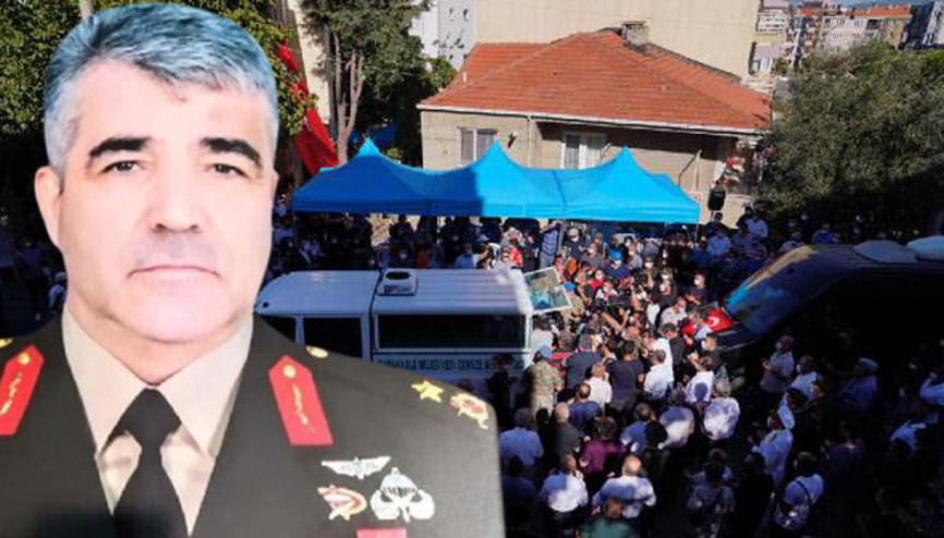 İdlib şehidi Tuğgeneral Sezgin Erdoğan son yolculuğuna uğurlandı