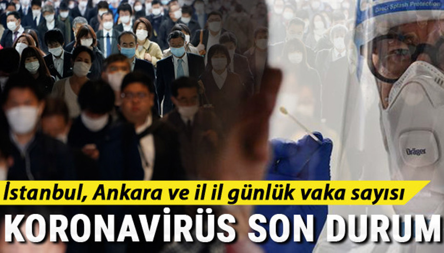 İl il (covid 19) Koronavirüs risk ve yoğunluk haritası 12 Eylül İstanbul, Ankara, İzmir Türkiye corona virüs tablosu belli oldu