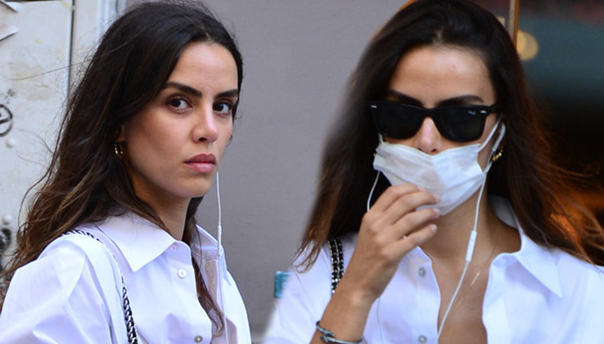 Çağla Demirin maske paniği