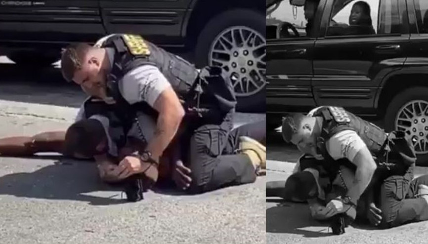 ABDde bir siyahiyi yumruklayan polis kovuldu