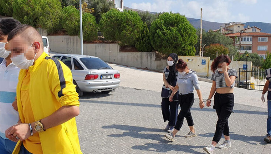 Otel odasında fuhuş tuzağı kurup gasp yapan 5 kişi tutuklandı