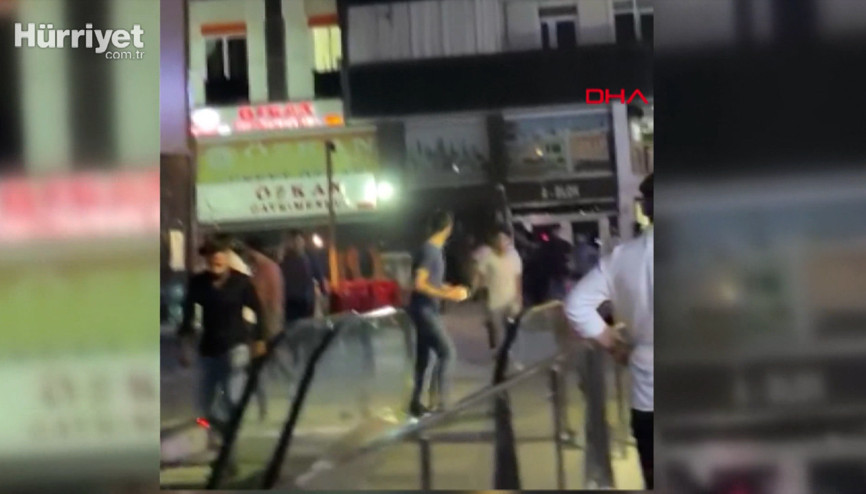 Arnavutköyde silahlar patladı, kafedekiler böyle kaçtı