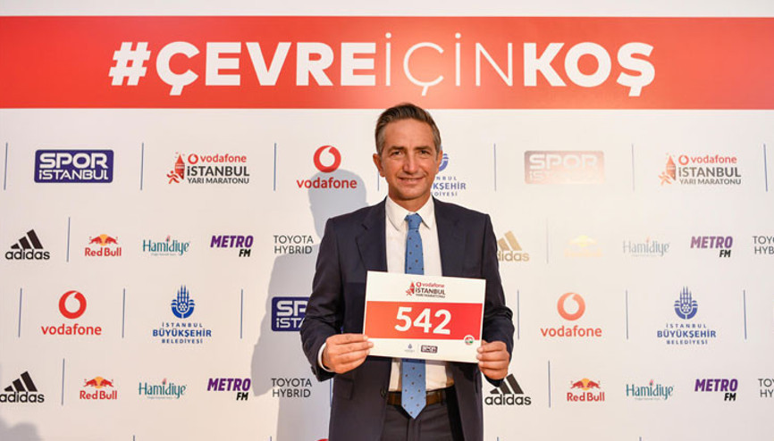 Vodafonedan yarı maratona çevre desteği
