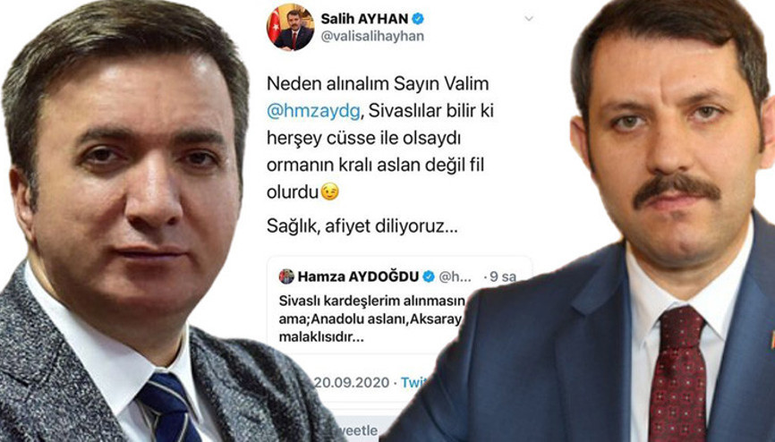 Valiler arasında gülümseten Anadolu Aslanı atışması Valiler arasında gülümseten Anadolu Aslanı atışması