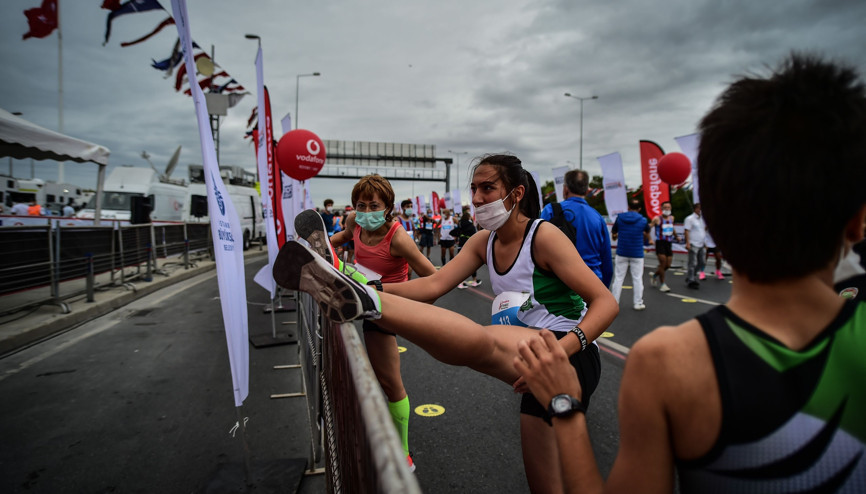 Vodafone istanbul Yarı Maratonundan kareler