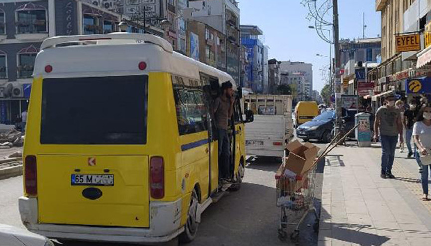 Vanda korona kurallarına uyulmayan toplu taşıma araçlarının sahiplerine 30 bin TL ceza