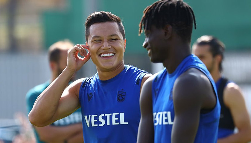 Trabzonsporda Yeni Malatyaspor hazırlıkları sürüyor Marlon takımla çalıştı...