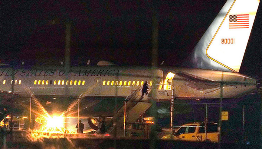 Son dakika ABD Başkan Yardımcısı Pencein uçağı zorunlu dönüş yaptı