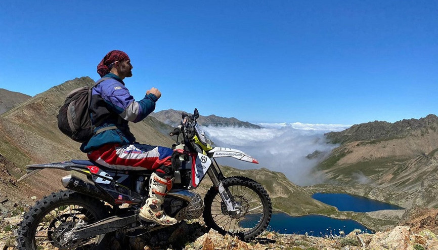 Kaçkar Dağlarının eteklerinde motosafari heyecanı
