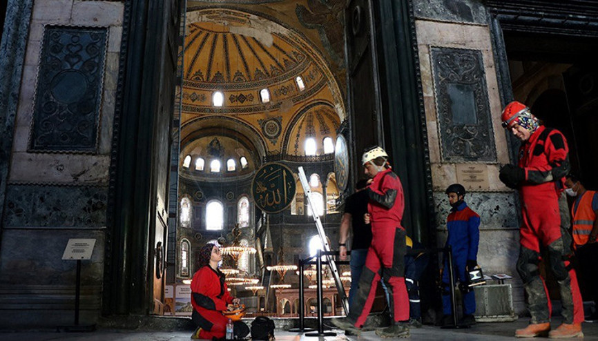 Ayasofya’daki yeni keşifler bilim dünyasıyla paylaşılacak