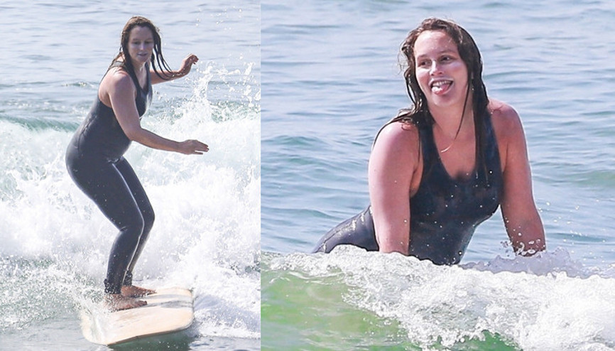 Daha iki hafta önce doğum yaptım