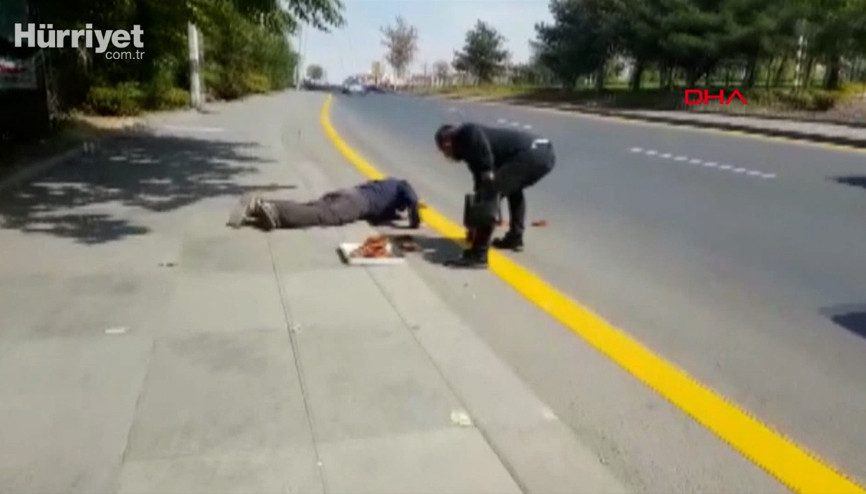 Simitçi kılığında bayılma numarasıyla dolandırıcılık