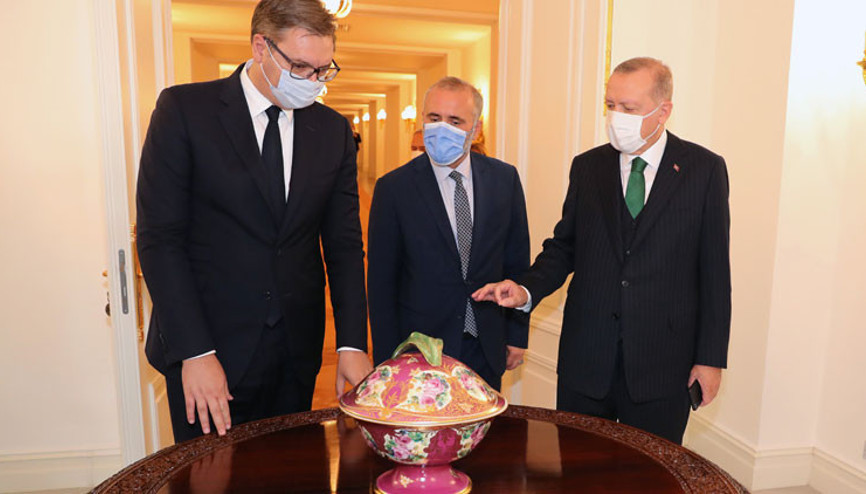 Cumhurbaşkanı Erdoğan, Vucici ağırladı