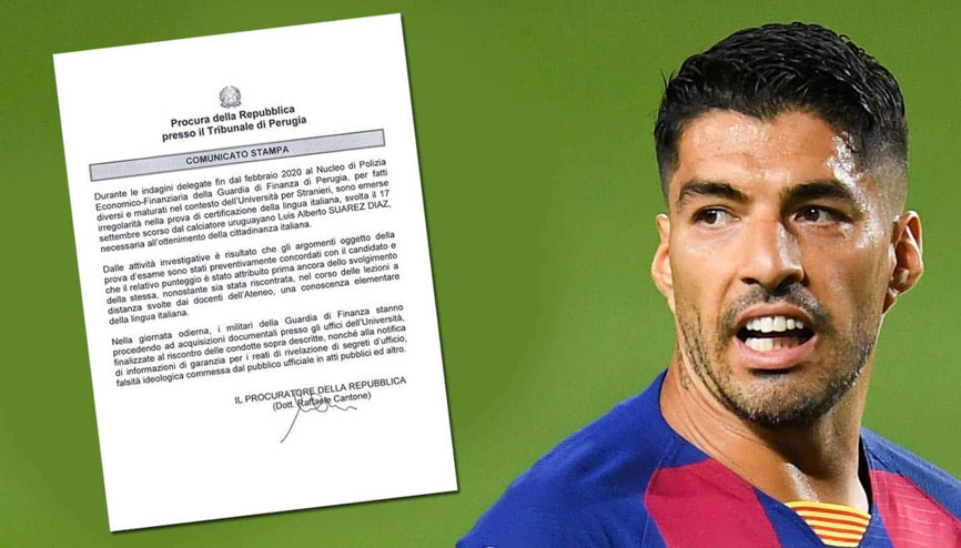 Juventus avukatları, Luis Suarezin tartışmalı İtalyanca dil sınavı için savcılarla görüştü